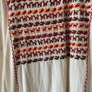 OAXACAN embroidered hand-made bird mumu